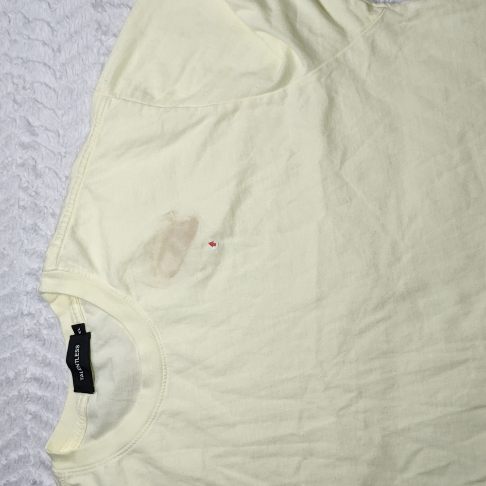 509. Talentless Drop Shoulder Tee | Color: Yellow - Picture 6 of 9